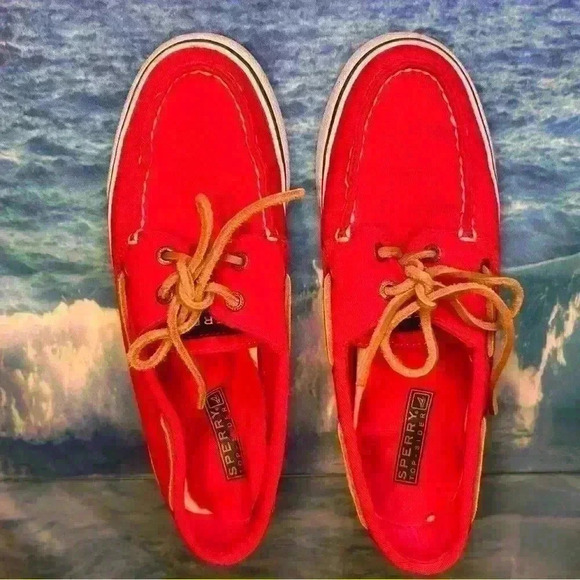 Red Sperry’s Topsider Boat Shoe - Picture 8 of 16